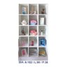 Kit Closet Armário Colméia Cabideiro Prateleira = 4 Armários - Branco - 7