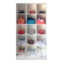 Ver imagem 5 de Kit Closet Armário Colméia Cabideiro Prateleira = 4 Armários - Branco