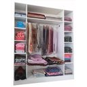 Ver imagem 6 de Kit Closet Armário Colméia Cabideiro Prateleira = 4 Armários - Branco