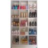 Kit Closet Armário Colméia Cabideiro Prateleira = 4 Armários - Branco - 3