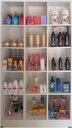 Ver imagem 3 de Kit Closet Armário Colméia Cabideiro Prateleira = 4 Armários - Branco