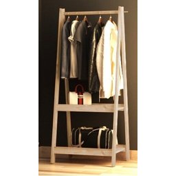 Sapateira Sem Espelho + Sapateira Espelho + Arara + Livreiro - Branco - 8