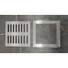 Ralo Quadrado Grelha Inox 20x20 com Tela e Aro - 8