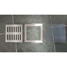 Ralo Quadrado Grelha Inox 20x20 com Tela e Aro - 6
