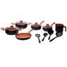 Conjunto de Panelas Vegas 10 Peças Revestimento Cerâmica Antiaderente - Casambiente - 1