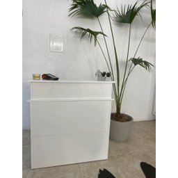 Armário para Loja Colméias + Balcão Arara + Balcão Atendimento - 10