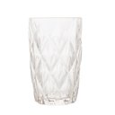 Ver imagem 2 de Cj 6 Copos de Vidro Alto Diamond Transparente C/Fio de Ouro 350ml Lyor