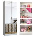 Ver imagem 1 de Sapateira Com Espelho + Livreiro = Magia Móveis