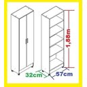 Ver imagem 5 de Sapateira Com Espelho + Livreiro = Magia Móveis