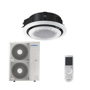 Ar Condicionado Split Cassete Inverter Samsung 360º Windfree R-32 36.000 Btus Quente e Frio 220v
