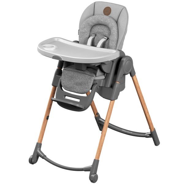 Cadeira de Refeição Infantil Bebê De 0 a 30 Kg Alimentação Criança Minla Essential Grey - - 1