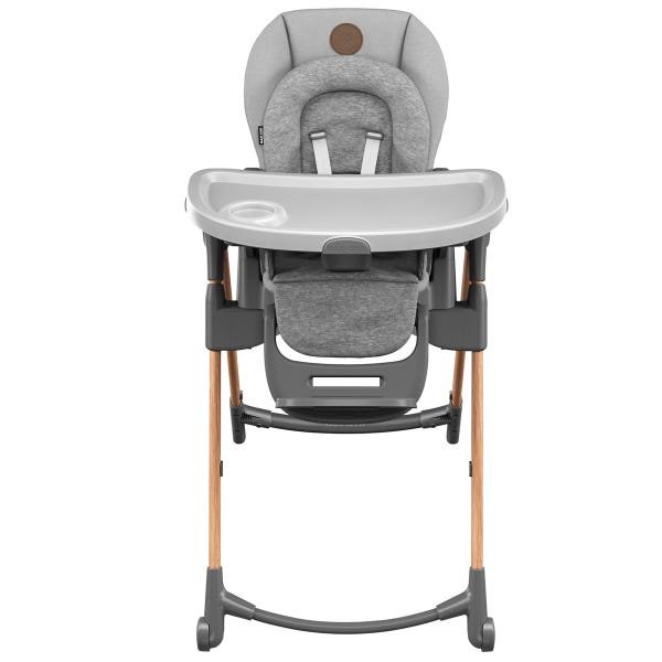 Cadeira de Refeição Infantil Bebê De 0 a 30 Kg Alimentação Criança Minla Essential Grey - - 2