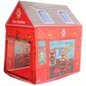 Barraca Casinha Infantil Estação de Bombeiro Com Porta Brinquedo Criança Importway - 5