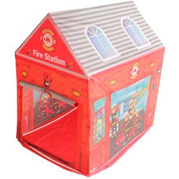 Barraca Casinha Infantil Estação de Bombeiro Com Porta Brinquedo Criança Importway - 2