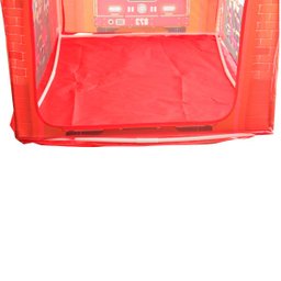 Barraca Casinha Infantil Estação de Bombeiro Com Porta Brinquedo Criança Importway - 3