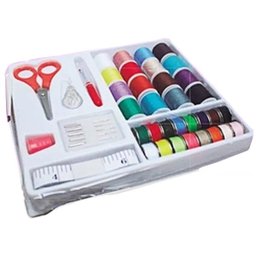 Máquina de Costura Multifuncional Portátil 12 Pontos Bivolt com Kit de Costura com Luz e Pedal - - 10