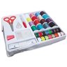 Máquina de Costura Multifuncional Portátil 12 Pontos Bivolt com Kit de Costura com Luz e Pedal - - 10