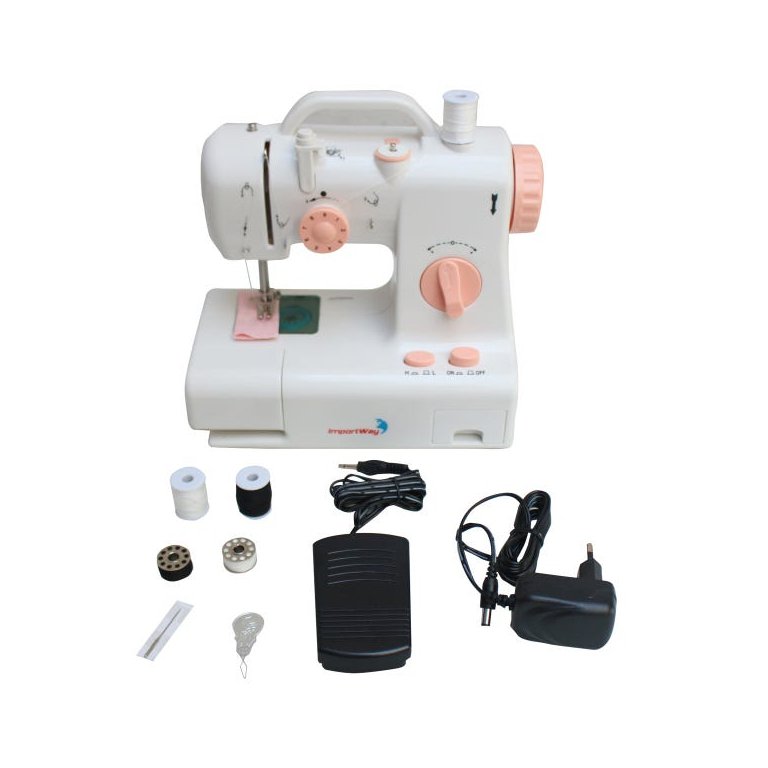 Máquina de Costura 12 Pontos com 2 Velocidades Bivolt 110v/220v - Importway