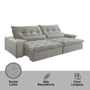 Ver imagem 7 de Sofá Nivus Linho 2 Módulos de 80cm B25cm Meu Sofá Online