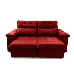 Sofá Retrátil Reclinável Verona 1,80m Suede Velut Molas Ensacadas - King House - 7