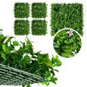 Ver imagem 6 de Kit 3,5m² Jardim Vertical Artificial Luxo com Proteção Uv Alta Cobertura P/ Parede Verde ou Muro