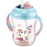 Copo de Treinamento Com Canudo e Alças Bebês Crianças +6 Meses 270ml Antivazamento First Moments - 1