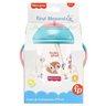 Copo de Treinamento Com Canudo e Alças Bebês Crianças +6 Meses 270ml Antivazamento First Moments - 3