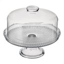 Ver imagem 1 de Queijeira de Vidro com Pé Vitazza Boleira Redonda 22cm Tampa