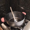 Ver imagem 5 de Kit 6 Colher de Servir Arroz Cozinha Industrial Restaurante Grande Aço Inox