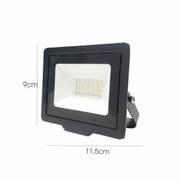 Refletor Led 20w Branco Frio Holofote Bivolt Prova D'água - 2