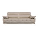 Ver imagem 1 de Sofá Retrátil e Reclinável de Couro Filipinas 2,20 M Manteiga Pigmentado - Mempra Design