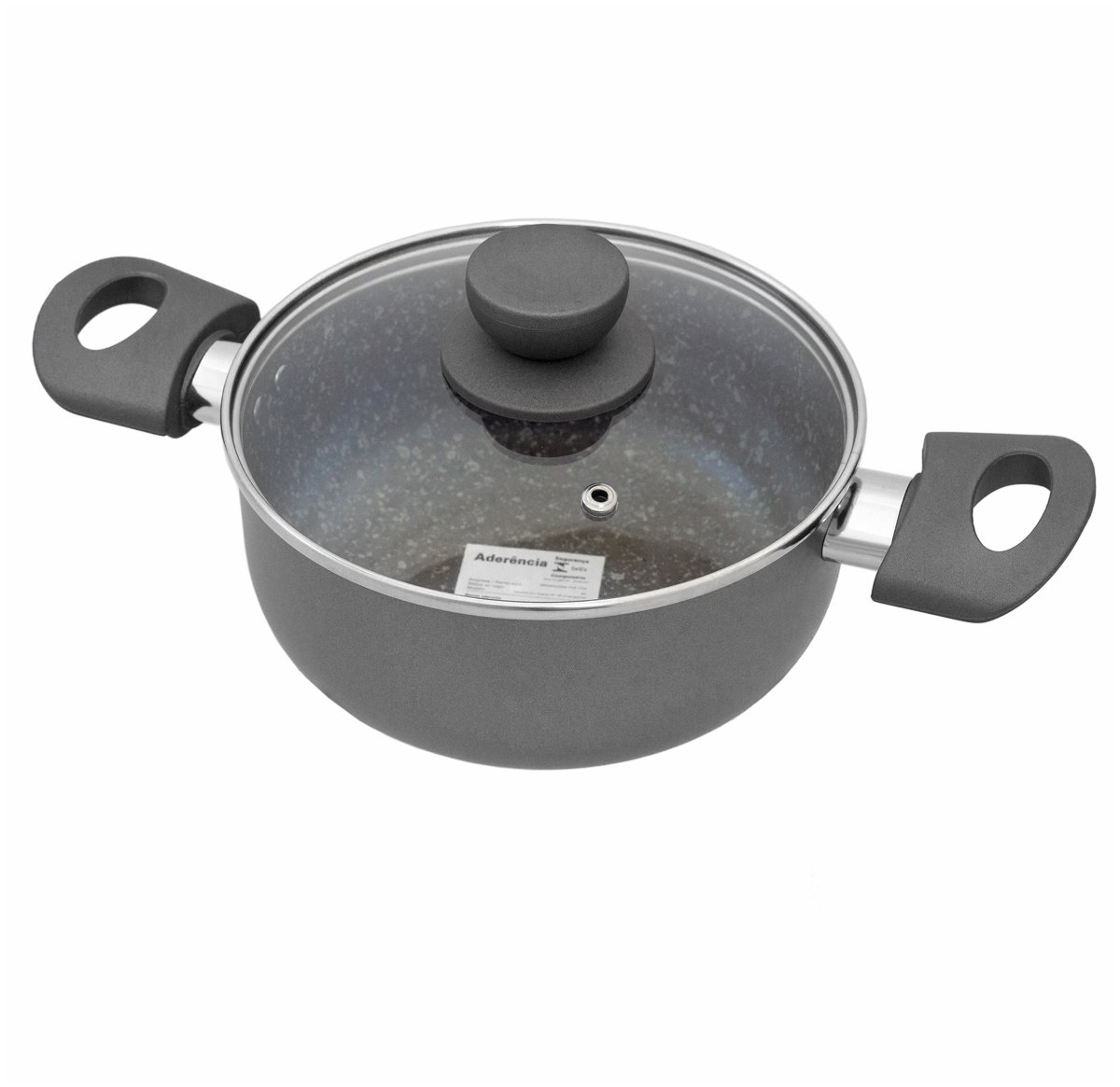 Jogo De Panelas Antiaderente Em Granito Com Utensílios 16pçs