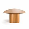 Mesa de Jantar para Cozinha Formato Organico Triangular Estilo Classico Rustico - 4