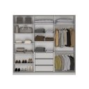 Ver imagem 3 de Guarda Roupa 220cm 3 Portas Espelhadas 100% Mdf Branco