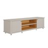 Rack Bancada para TV 100% MDF Nevada Permóbili Off White/Nature - 1