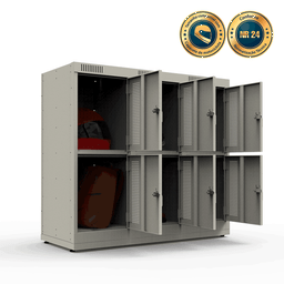 Armário de Aço Mini 6 Portas - Nk 3342 - 3