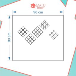 Cabeceira Solteiro Dominó - Fiesta - 2