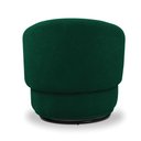 Ver imagem 7 de Poltrona Decorativa Orgânica Giratória Névoa Bouclê Verde E03 - D’Rossi