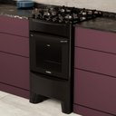 Ver imagem 1 de Fogão 4 Bocas a Gás/elétrico com Airfryer 220v Alpro 440 Realce Cr232 Preto