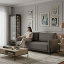 Ver imagem 5 de Sofá para Sala de Estar Living Clássico 182cm Pés de Ferro Londres