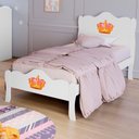 Ver imagem 1 de Cama Solteiro Princesa Emily Branco
