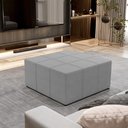 Ver mais imagens de Kit 02 Puffs Quadrado Milano 90x90 W01 Suede Cinza