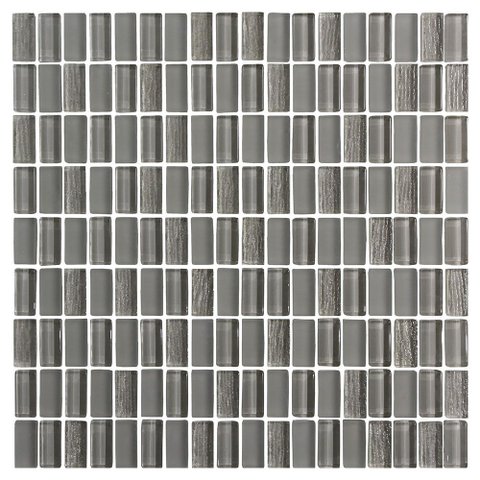 Pastilha de Vidro Luce Beige 3x1,5 Placa 30x30cm - 1313120005