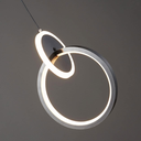 Ver mais imagens de Luminária Pendente Teto 1,50m Led Duplo 24 Watts 3 Cores Lustre Bivolt Gimpo Kjdd-l-004:preto