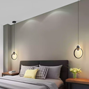 Ver imagem 6 de Luminária Pendente Teto 1,50m Led Duplo 24 Watts 3 Cores Lustre Bivolt Gimpo Kjdd-l-004:preto