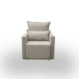 Poltrona Retrátil Cama Confortável de Linho Luiza - 1
