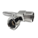 Ver imagem 6 de Engate Mangueira Flexível Trançado Aço Inox 60cm Quente Fria:Prateado