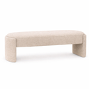 Ver imagem 2 de Recamier Puff Decorativo Fly 110cm Cama Casal Estofados:bege