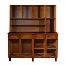 Ver imagem 3 de Armário de Cozinha Noruega Madeira Maciça 8 Portas 4 Gavetas com Vidro Ypê - Pnr Móveis