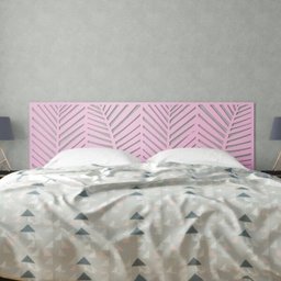 Cabeceira Queen MDF Folhagem - Sweet Lilac - 1